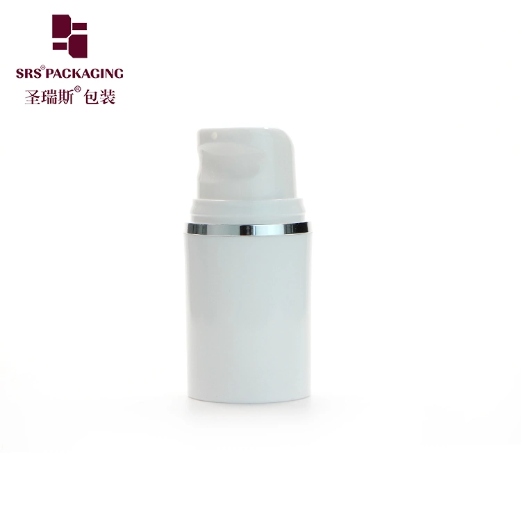 SRS Eco-Friendly Refillable Cosmetic PP Plastic Airless Pump Bottle for Serum Cream Foundation Packaging