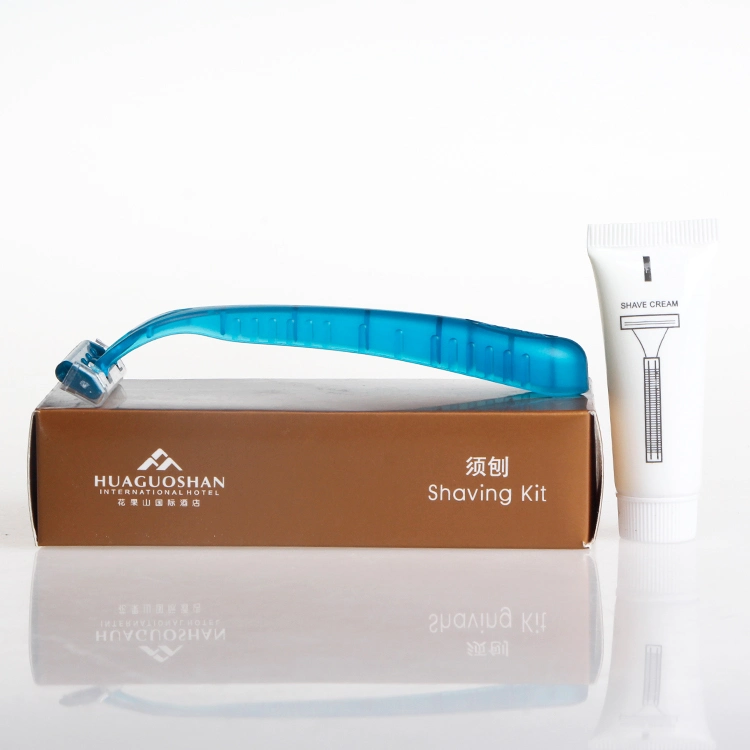 Hotel Shaving Kit Disposable Plastic Shaving Razor with Shaving Cream