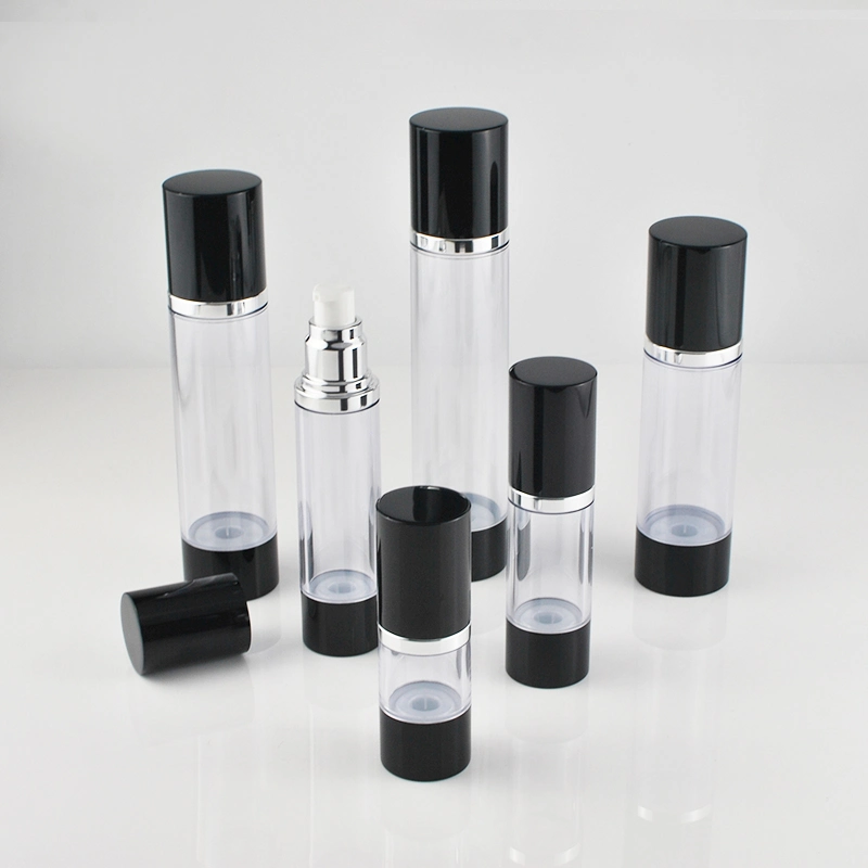 30ml 50ml Airless Cream Pump Glass Bottle