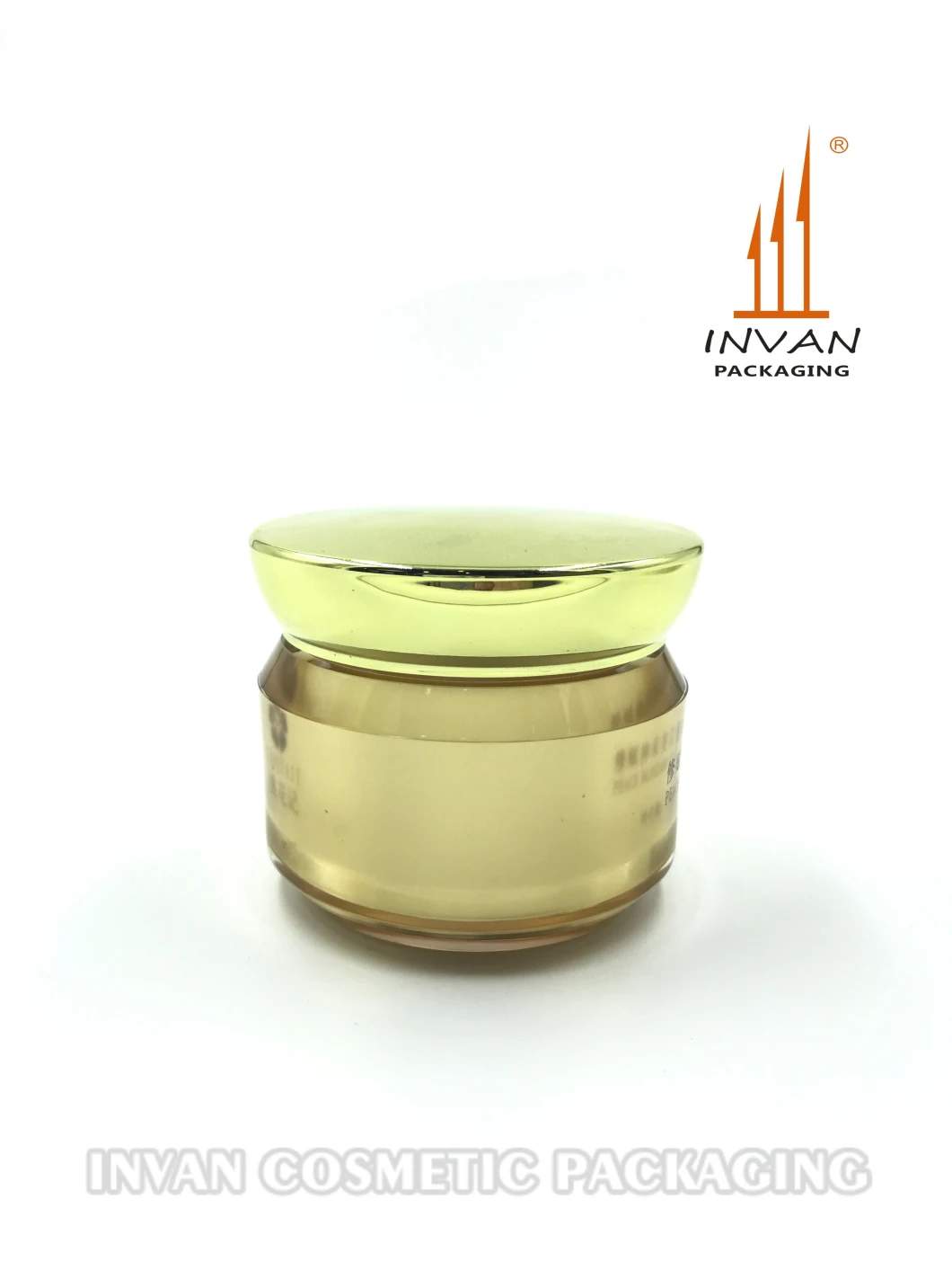 Luxury Golden 20g Cosmetic Packaging Cosmetic Jar Cream Jar Plastic Jar Acrylic Jar