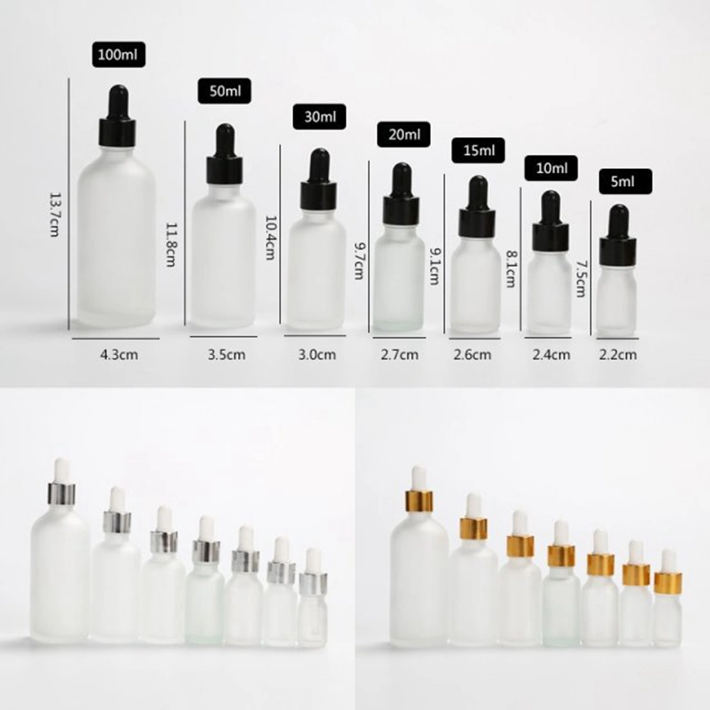 Glass Airless Pump Cosmetic Bottles 30 Ml