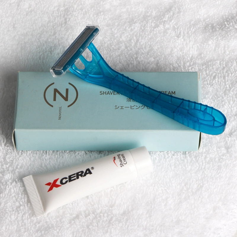 Disposable Razor with Shaving Cream Hotel Amenity Shaving Kit