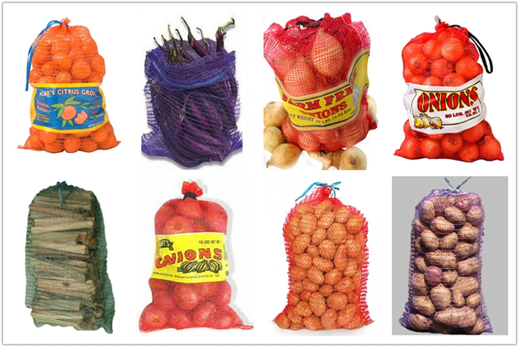 10kg 25kg PE Raschel Sacks for Packing Potatoes and Onions