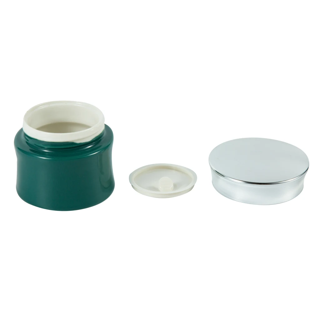 Empty Luxury Ceramics Jars Set Airless Cream Lotion Ceramic Bottles