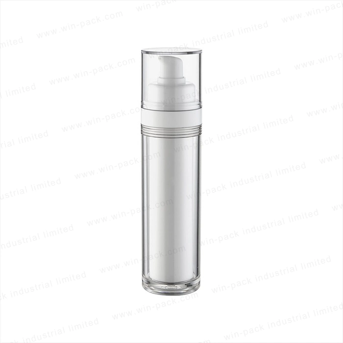 100ml 30ml 50ml White Color as Plastic Airless Acrylic Bottle for Cosmetics Packaging