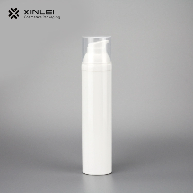 Economical and Practical 30ml 1oz Slim White Lotion Airless Containers