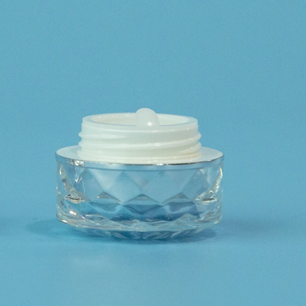 Various Size 15g 30g 50g Eye Cream Gold Acrylic Cream Jar Cosmetic Plastic Jar Wholesale