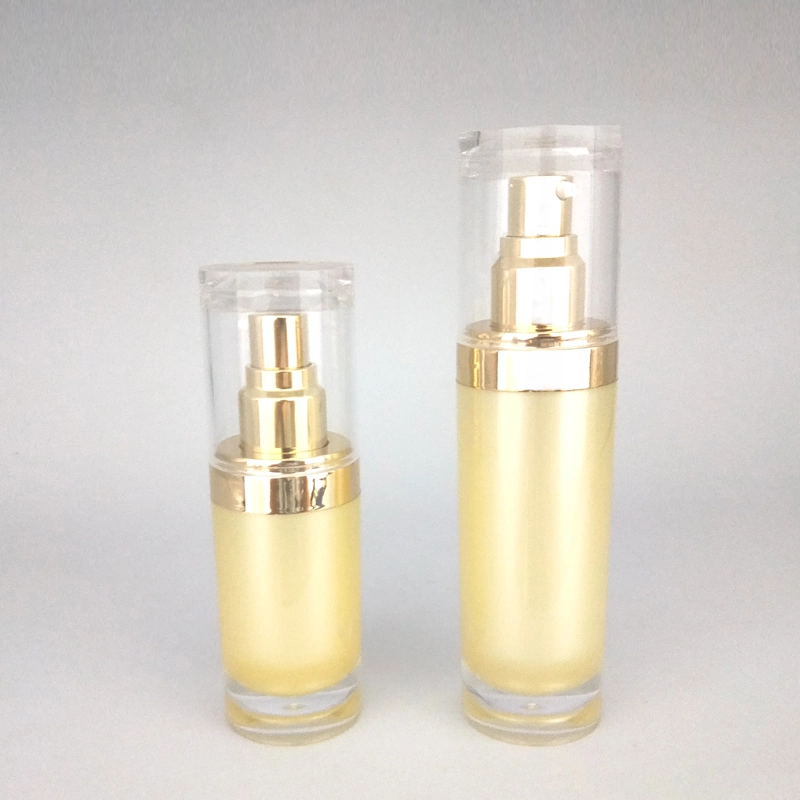 Manufacturer 30ml 50ml 120ml Acrylic Cosmetic Cream Jar Luxury Airless Lotion Pump Bottle