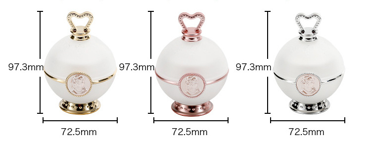 15g 20g 30g Luxury Elegant Fashion Empty Plastic Rose Gold Cream Jar for Beauty