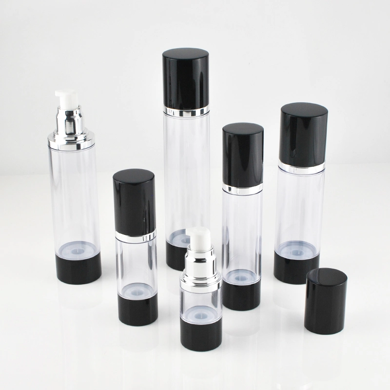 30ml 50ml Airless Cream Pump Glass Bottle