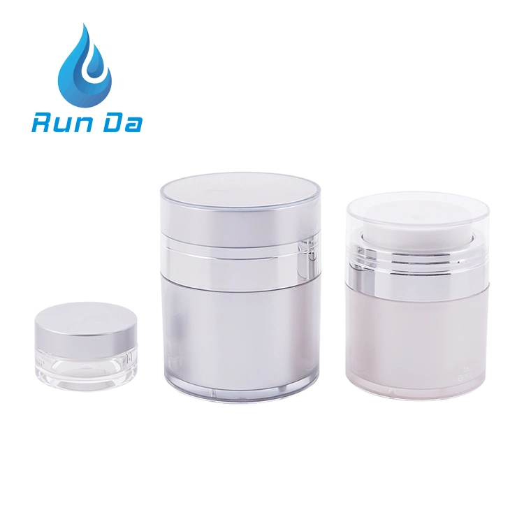 Wholesale 15ml 30ml 50ml Acrylic Airless Bottle with Pump, Lotion Pump Airless Jar for Sale