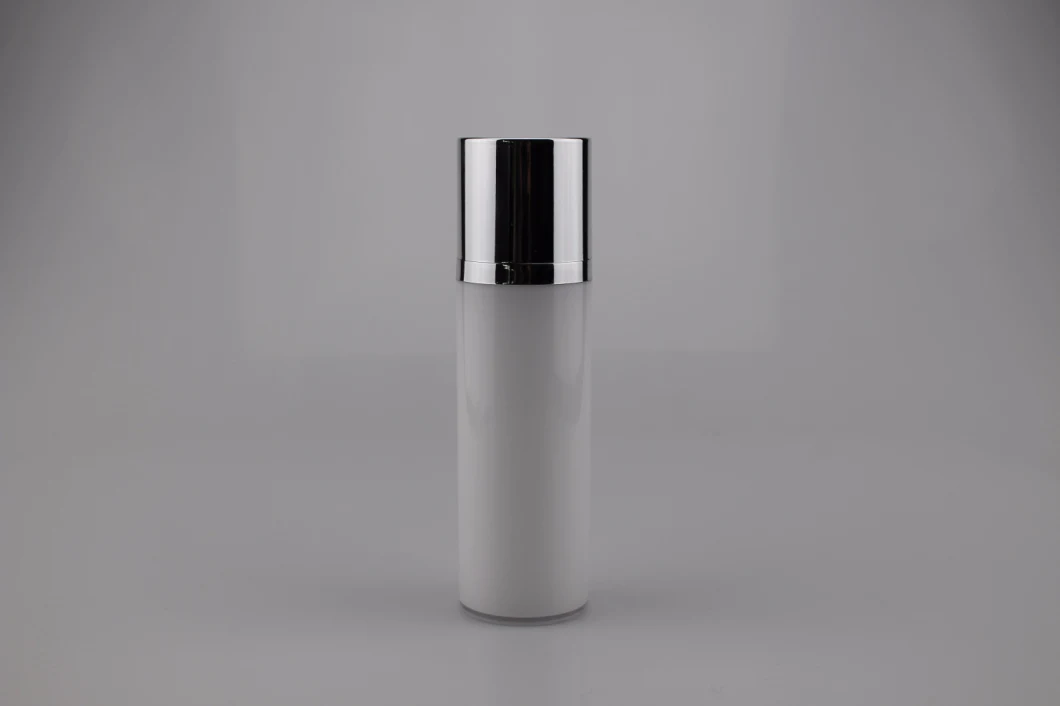 15ml 30ml 50ml 100ml Cosmetic Lotion Pump Airless Bottle White Cream Plastic Bottle