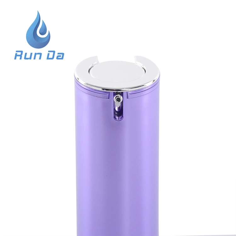 15ml 30ml 40ml Purple Plastic Products Airless Dispenser Pump Bottle