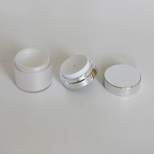 New Arrival Skin Care Cosmetic Packaging Acrylic Airless Cream Jar Plastic Jar (PPC-ARCJ-003)