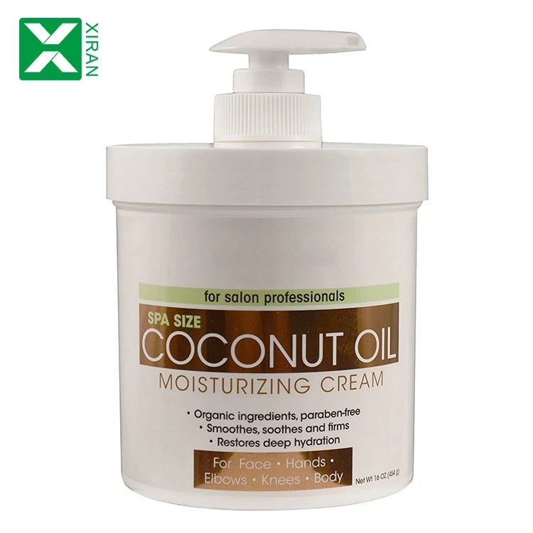OEM / ODM Moisturizing Organic Virgin Coconut Oil Cream for Face Hands Body Lotion Cream