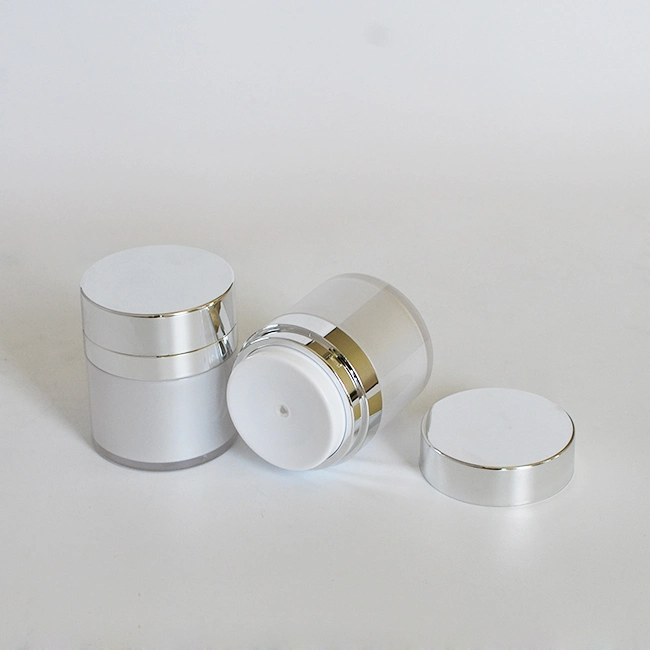New Arrival Skin Care Cosmetic Packaging Acrylic Airless Cream Jar Plastic Jar (PPC-ARCJ-003)