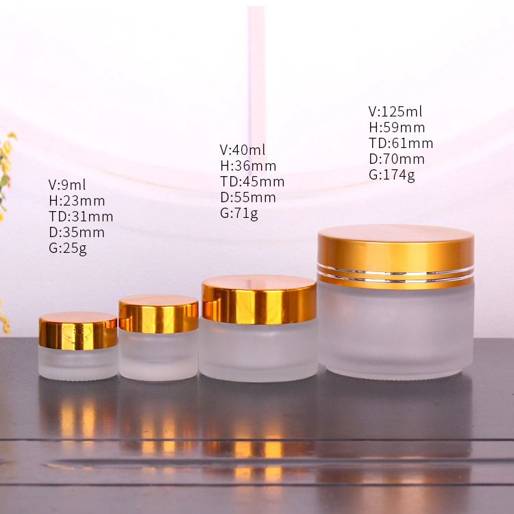 50ml Glass Cream Jar Glass Skincare Cosmetic Jar Wholesale