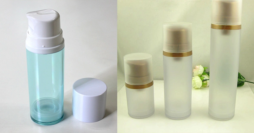 Empty High- Capacity 50ml 120ml 180ml Plastic Airless Pump Bottles for Body Serum Oil
