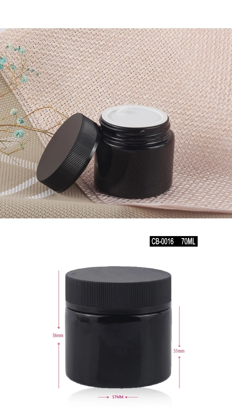 1oz Gold Cream Jar Glass Cosmetic Jar 100ml
