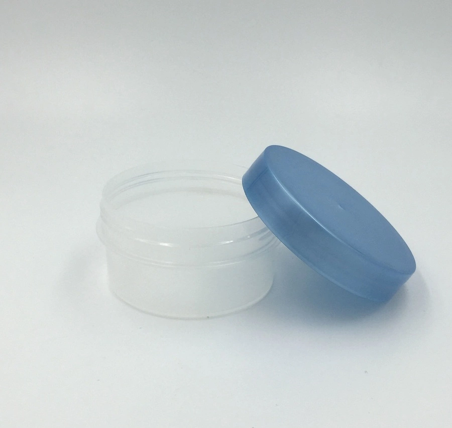 Hot Sale Round Plastic Customized Cosmetic Empty Cream Jars 100ml