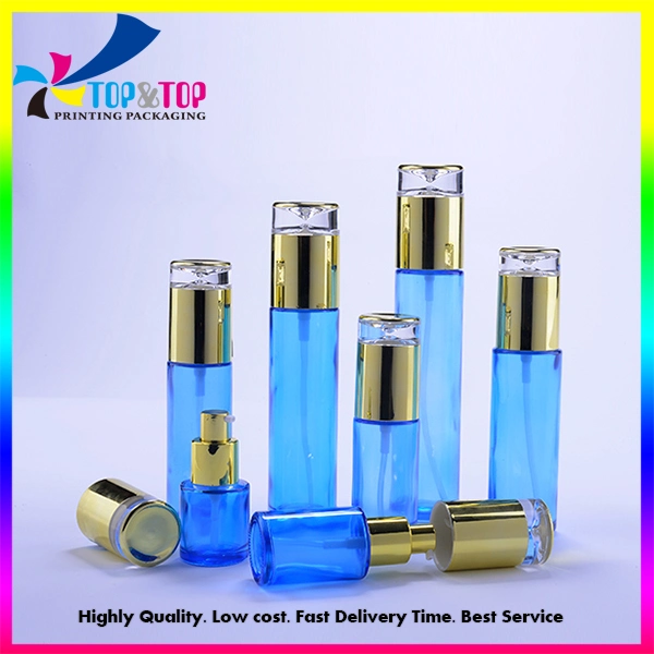 High-End Empty Glass Bottle for Body Lotion Lotion Packing Bottle