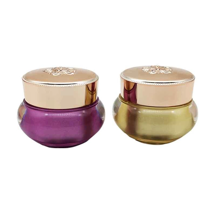 Customized Cosmetics Packaging Container Plastic Cosmetics Acrylic Cream Jar