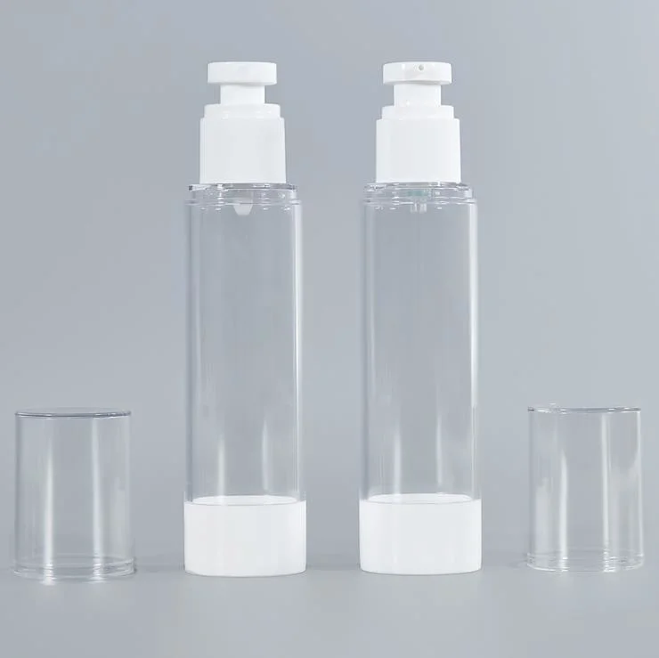 2020 Popular New 15 30 50ml White Green OEM Airless Vacuum Bottle with Airless Pump