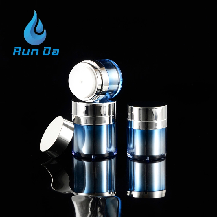 Hot Sale 15ml 30ml 50ml Plastic Lotion Containers Airless Pump Bottle with Press Pump