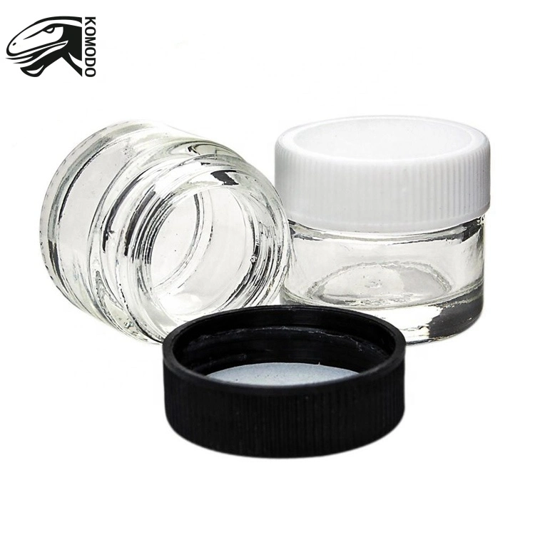 Manufacturer Wholesale Luxury 5ml Clear Cosmetic Wide Mouth Glass Jars