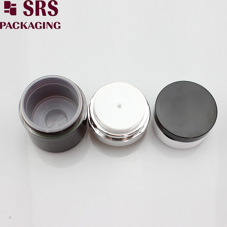 15ml 30ml Acrylic Airless Pump Jar with Mirror