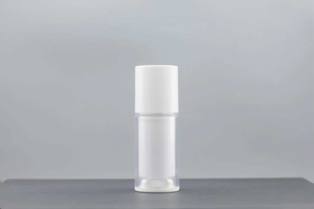 50ml Airless Pump Plastic Cosmetic Packaging Double Wall Lotion Packaging.