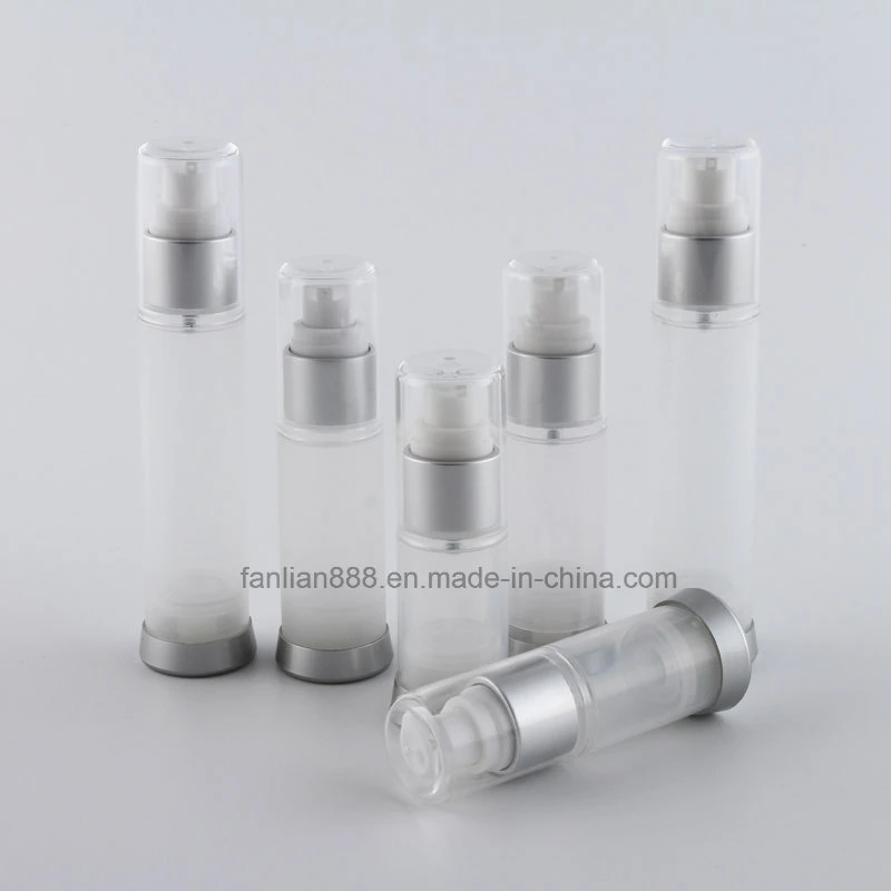 Transparent Airless Bottles for Cosmetic Packaging