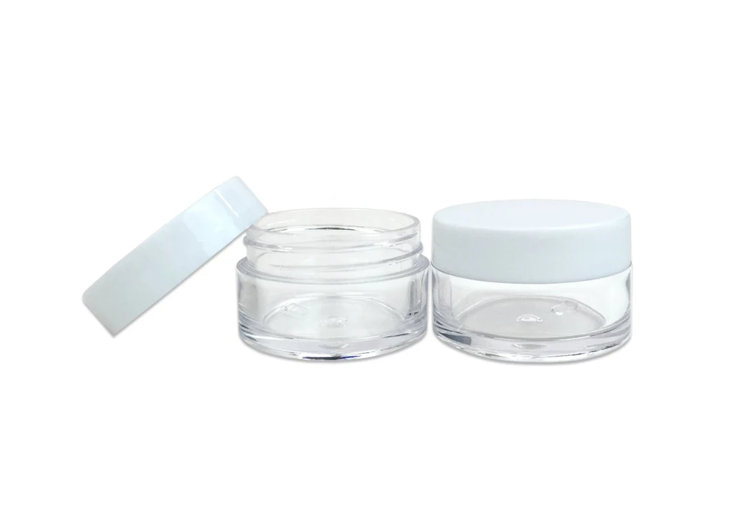 Custom PP Customized Color Plastic Cream Jar 20g Lip Scrub Container Empty Cosmetic Jar