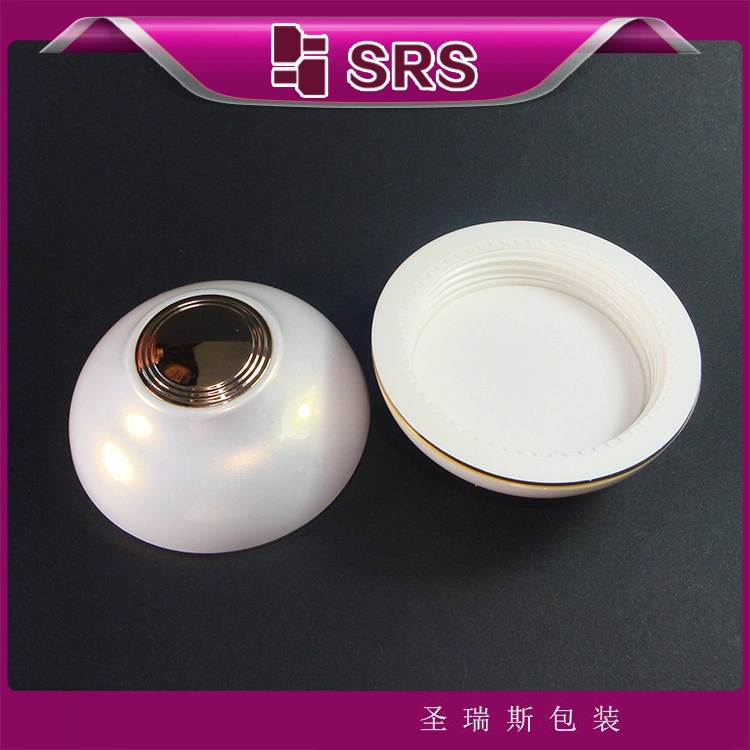 Wholesale Pearl White 120ml Cream Plastic Cosmetic Luxury Jars