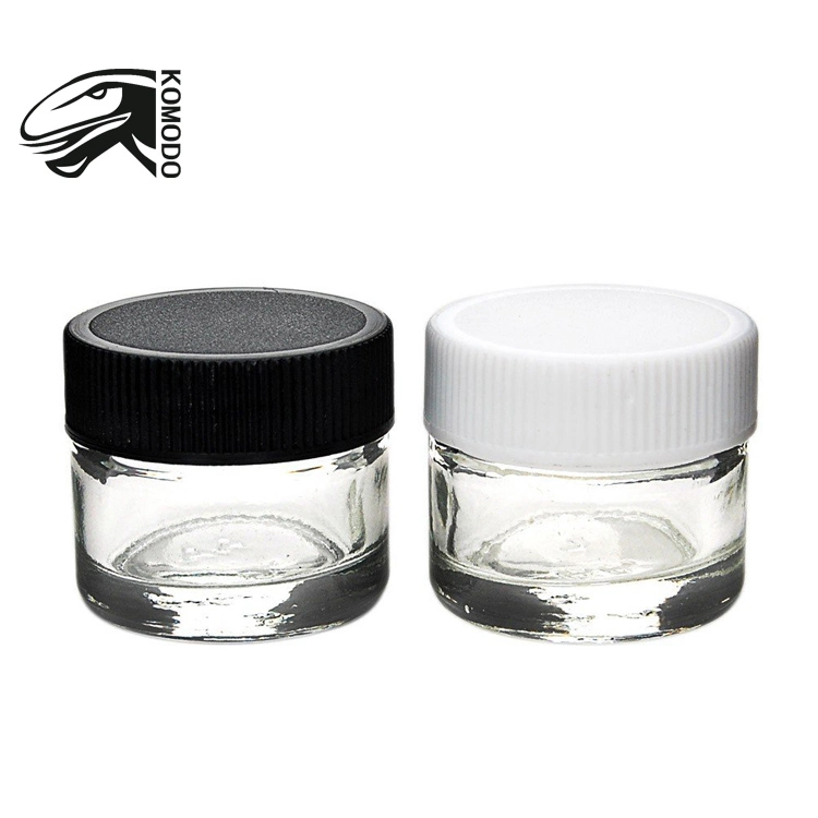 Manufacturer Wholesale Luxury 5ml Clear Cosmetic Wide Mouth Glass Jars