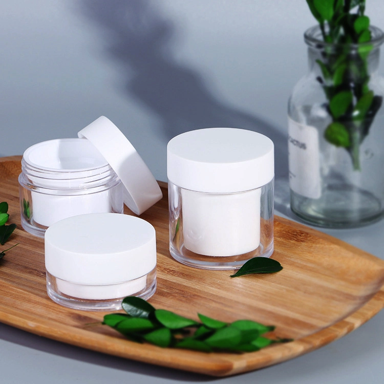 Cosmetic Packaging Jar 20g 30g 50g Double Wall Cosmetic Cream Jar