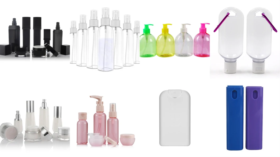Cosmetic Packaging 30ml 50ml Beauty Body Lotion Bottle Empty Lotion Pump Square Acrylic Bottles