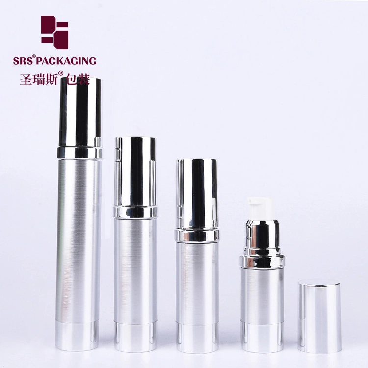 SRS Hot Sale Competitive Price Cosmetic Customized Color as Airless Empty Lotion Bottle with Lotion Pump