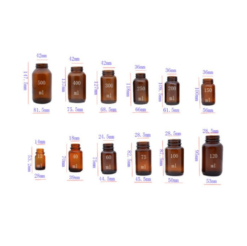 Hot Selling Amber Glass Essential Oil Glass Bottles Make up Glass Bottles Cosmetic Bottles