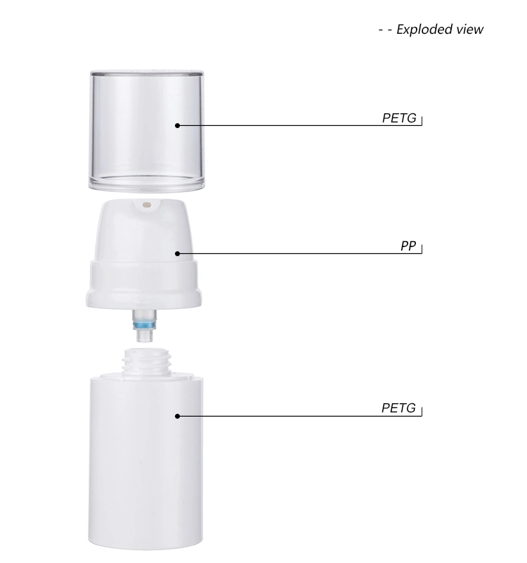 30ml 50ml 100ml Empty Airless Bottle Manufacturer China Airless Pump Bottle