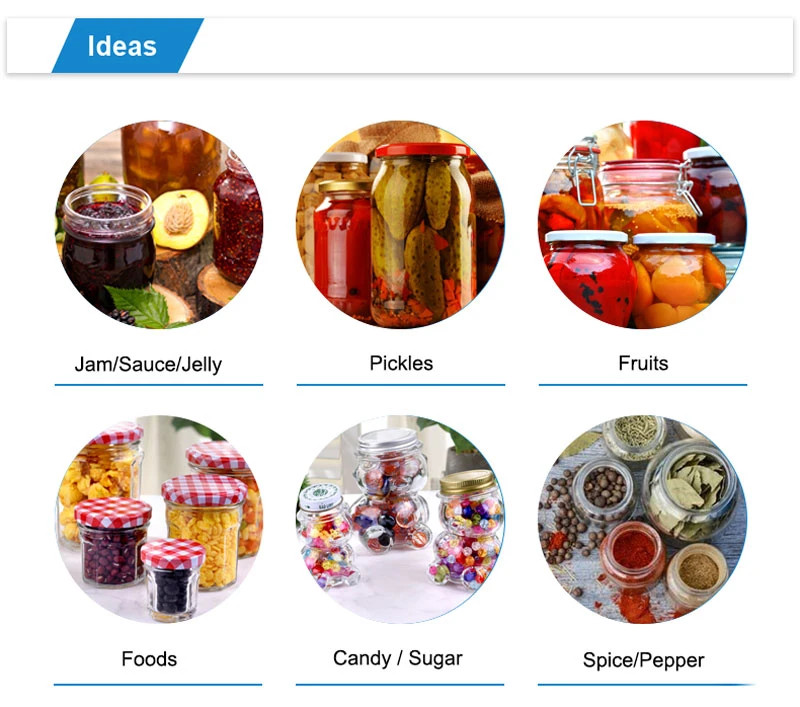200ml Glass Jam Jars, Sauce Jars, Honey Jars, Food Containers