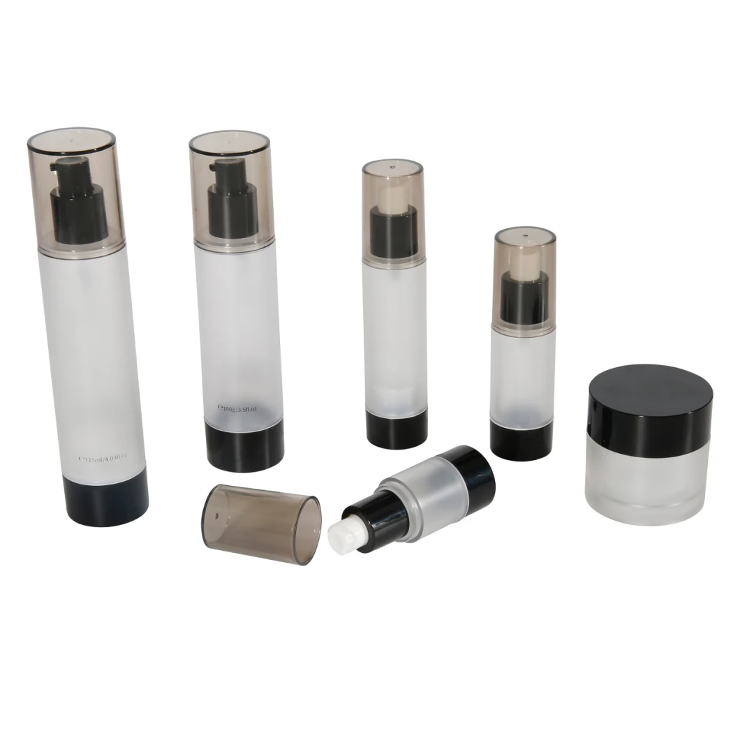 Airless Bottle Airless Bottle Plastic 15ml 30ml 50ml 100ml 120ml Round Airless Pump Bottle