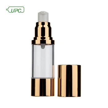 30ml Recycled Bottle Airless Pump Skincare Cosmetic Golden Bottles