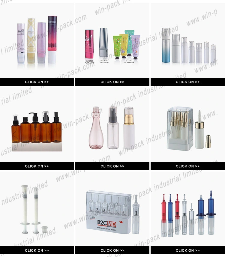 200ml Cosmetic Empty Silver Round Plastic Lotion Bottles Container with Pump and Cap