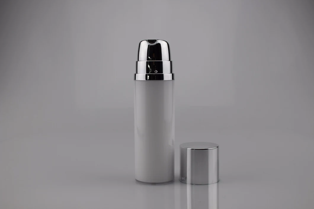 15ml 30ml 50ml 100ml Cosmetic Lotion Pump Airless Bottle White Cream Plastic Bottle