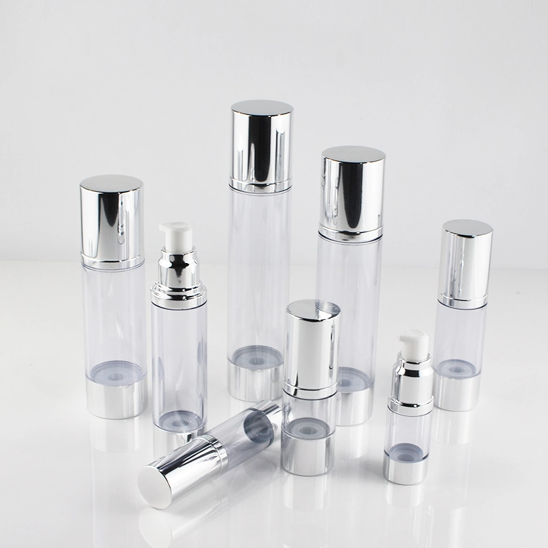 15ml 30ml 50ml 100ml Plastic Aluminum Cosmetic Airless Bottle Face Cream Airless Pump Bottle