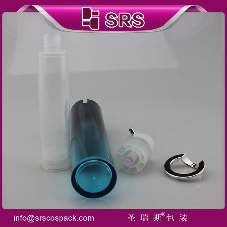 Round Paiting Double Color Serum Pump Bottle Airless 50ml