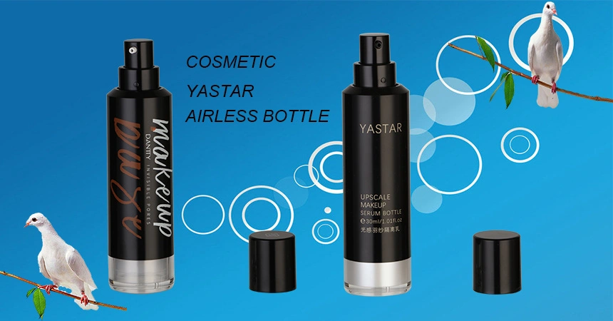 30ml Round Cosmetics Airless Pump Container for Foundation Cream Liquid
