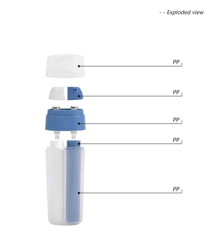 15ml 20ml 30ml 40ml Dual Chamber Airless Pump Bottles