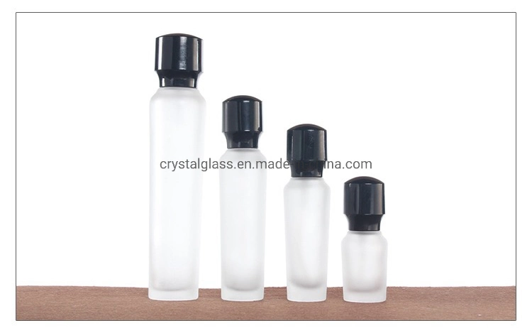 30g 50g Frosted Glass Cosmetic Jars Wholesale